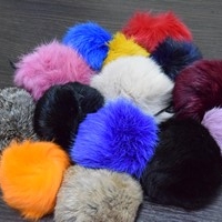 Помпони, пушистики (кролик, велюрові, паролонові)