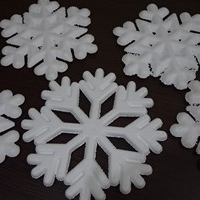 Заготовки для декору: пластик, пінопласт.