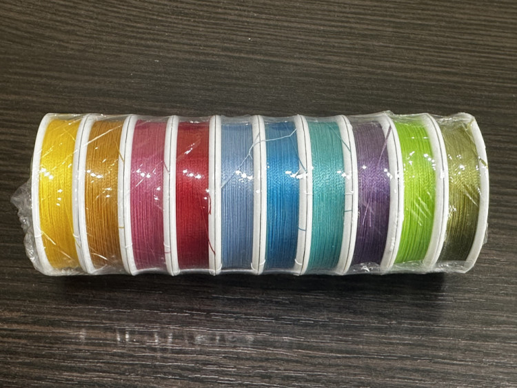 Нитка бисерная № Titan/MIX