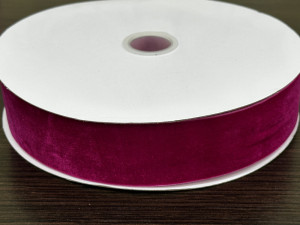 Лента бархатная 4 см. № 28