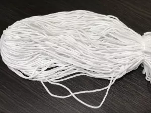 Резина круглая структурированная 3 мм. № 01/S/KIWI