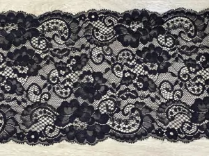Мереживо на метраж: Гіпюр стрейч 18,5 см. № 39