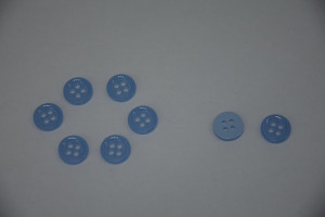 Гудзик Сорочковий на 4 отвори 11 мм. №162