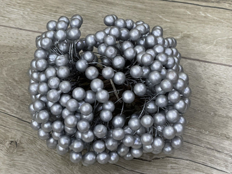 Калина на веточке для поделок 10 мм. № S