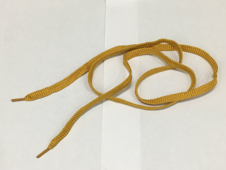 Шнурок полиэстэр плоский 8 мм./150 см. № 186 