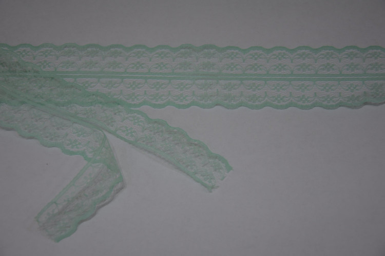 Мереживо на метраж: На сітці відривне 4,5 см. № 54