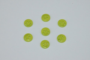 Пуговица Детская на 2 отверстия 12 мм. № Смайлик 52/100       