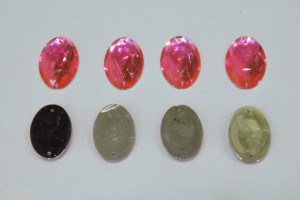 Камінь пришивний, акриловий овал 2,5/1,8 № 4/05