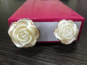 Пуговица Блузочная на ножке в оправе  № MIX G/714