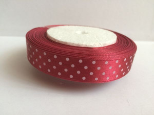 Стрічка атласна горошок 1,5 см. № 37