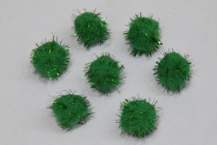 Пухнастик з люрексом 2,5 см. № 19/1