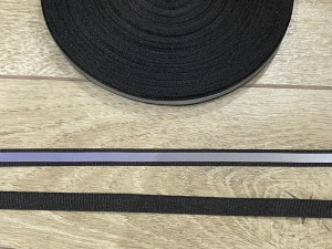 Стрічка світловідбивна на репсі 1 см. LUX № 39