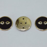 Пуговица Костюмная на 2 отверстия в оправе 30 мм. № 39-G/588