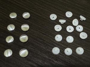 Гудзик під обтяжку № 18 W-Пластик