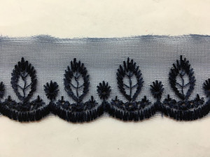 Мереживо на сітці 4 см. № О/JQ10476/120