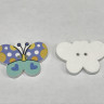 Ґудзик Дитячий на 2 отвори Метелик № 181/765