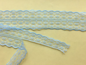 Мереживо на сітці в котушці відривне 4,5 см. № 187