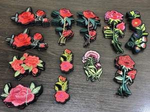 Термо аппликации № Роза/10 набор