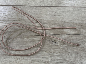 Шнурок гумка круглий 3 мм./100 см. № 107