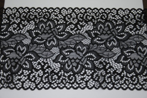 Кружево на метраж: Гипюр стрейч 18 см. LUX № 1/39  