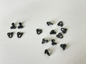 Гачки спідничні обтягнуті № 10/180