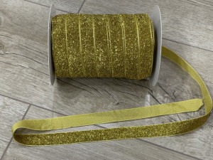 Лента бархатная 2 см. с люрексом 46 м. № G