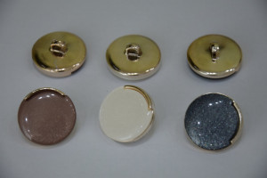 Гудзик Костюмний на ніжці 25 мм. MIX №180-01-107/641