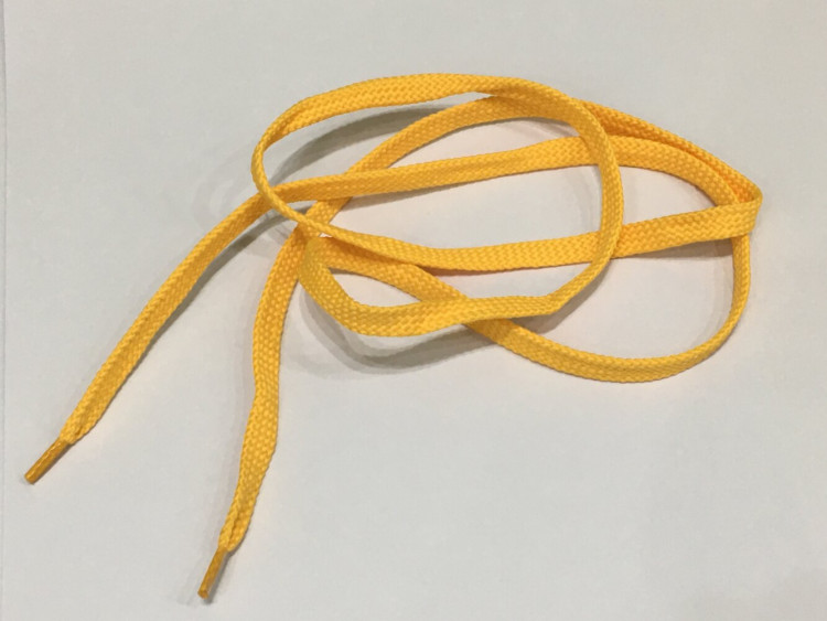 Шнурок поліестер плоский 8 мм./100 см. № 156
