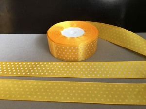 Стрічка атласна горошок 2,5 см. № 16