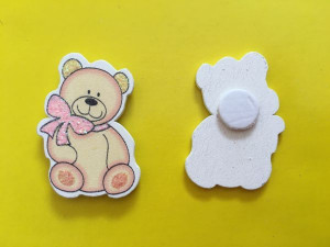 Дерев'яні аплікації № Ведмедик 04