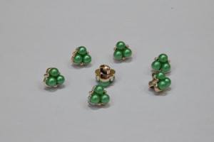 Гудзик Блузковий на ніжці в оправі 10 мм. №75/621