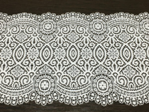 Мереживо Гіпюр (стрейч) 22 см. № 01/71776