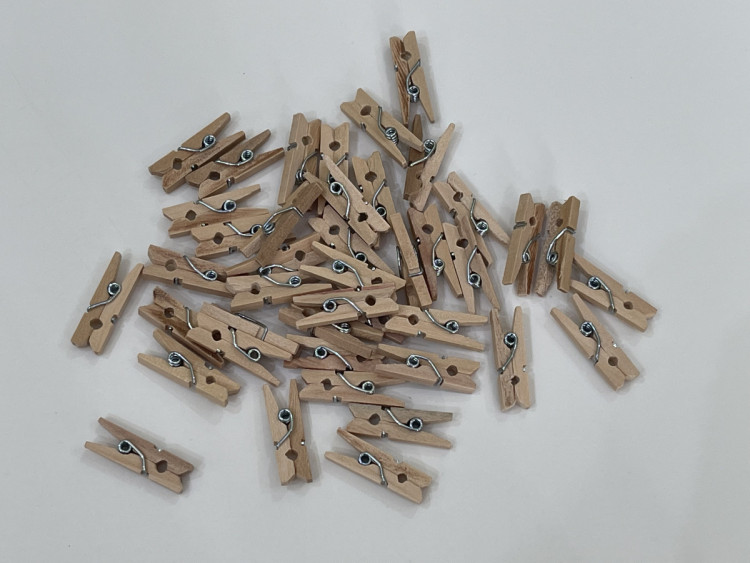 Прищіпки для декору №02/2000-2,5 см.