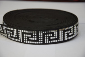 Гума поясна з паєткою 3 см. № Versace/26/S