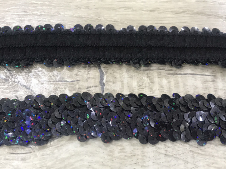 Паєтка на гумці 2,5 см. № 1616/39-AB